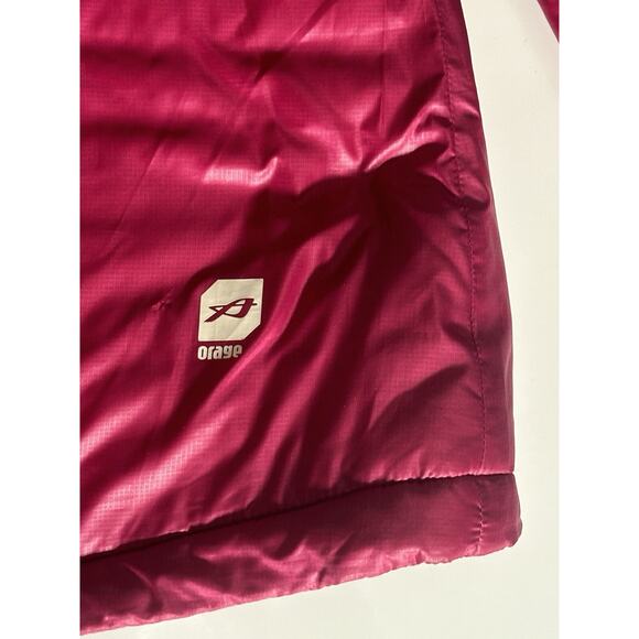 ORAGE Womens Full Zip Jacket Size Xsmall - Pink Light Weight winter fall neutral - Picture 6 of 7